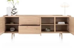 Valgard dressoir 230 cm - 3-deuren + 2-laden - XOOON