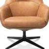 VERNON fauteuil met draaifunctie - lage rug - XOOON