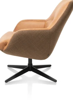 VERNON fauteuil met draaifunctie - lage rug - XOOON
