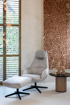 VERNON fauteuil met draaifunctie - hoge rug - XOOON