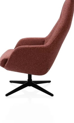 VERNON fauteuil met draaifunctie - hoge rug - XOOON