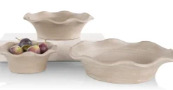 Wave schaal D25cm in de kleur Beige - COCOmaison