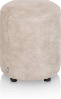 ZACH poef rond 42 cm - hoogte 50 cm | XOOON