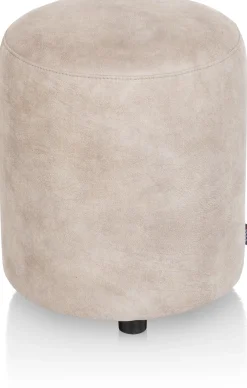 ZACH poef rond 42 cm - hoogte 50 cm | XOOON